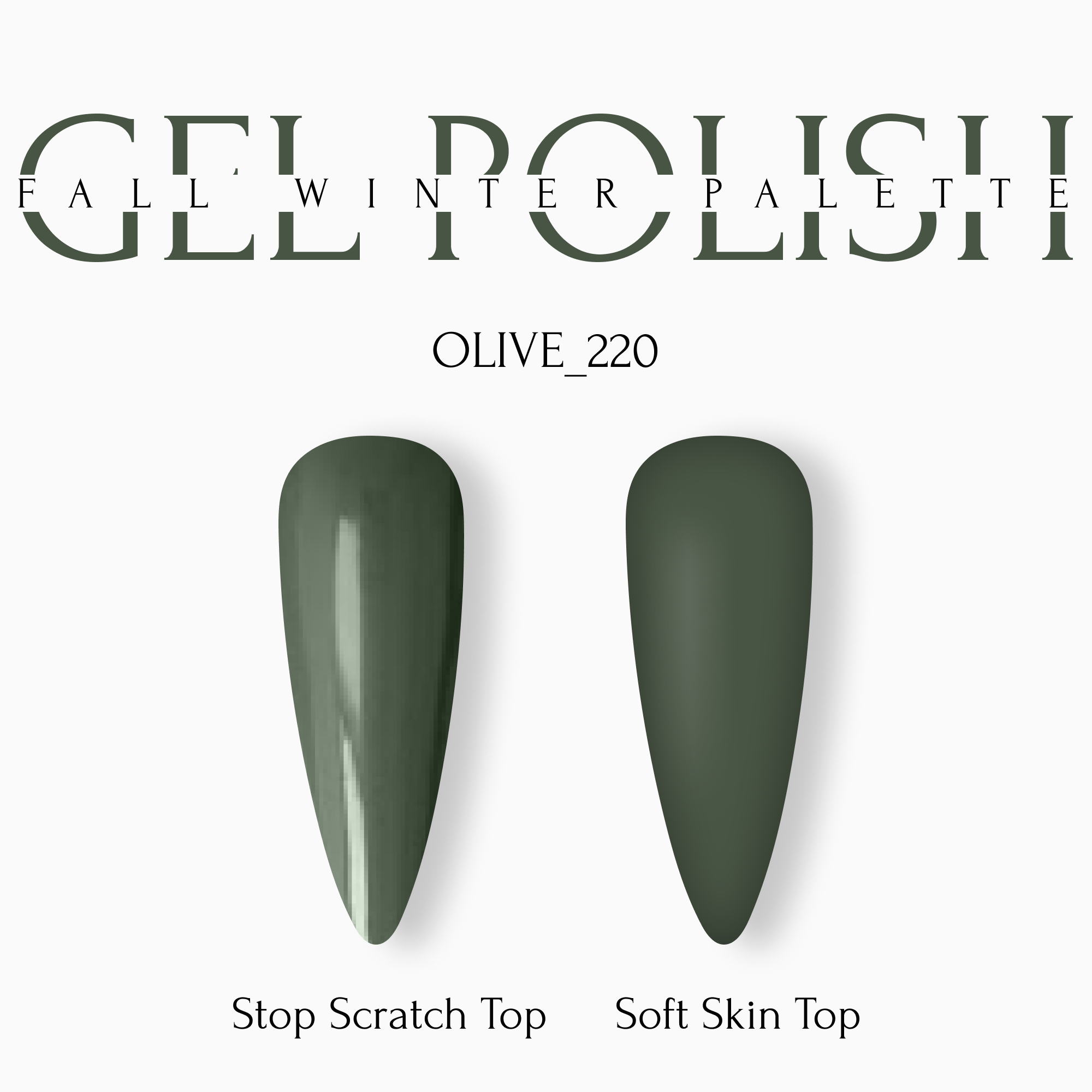 Gel Polish 8ml №220 - olive