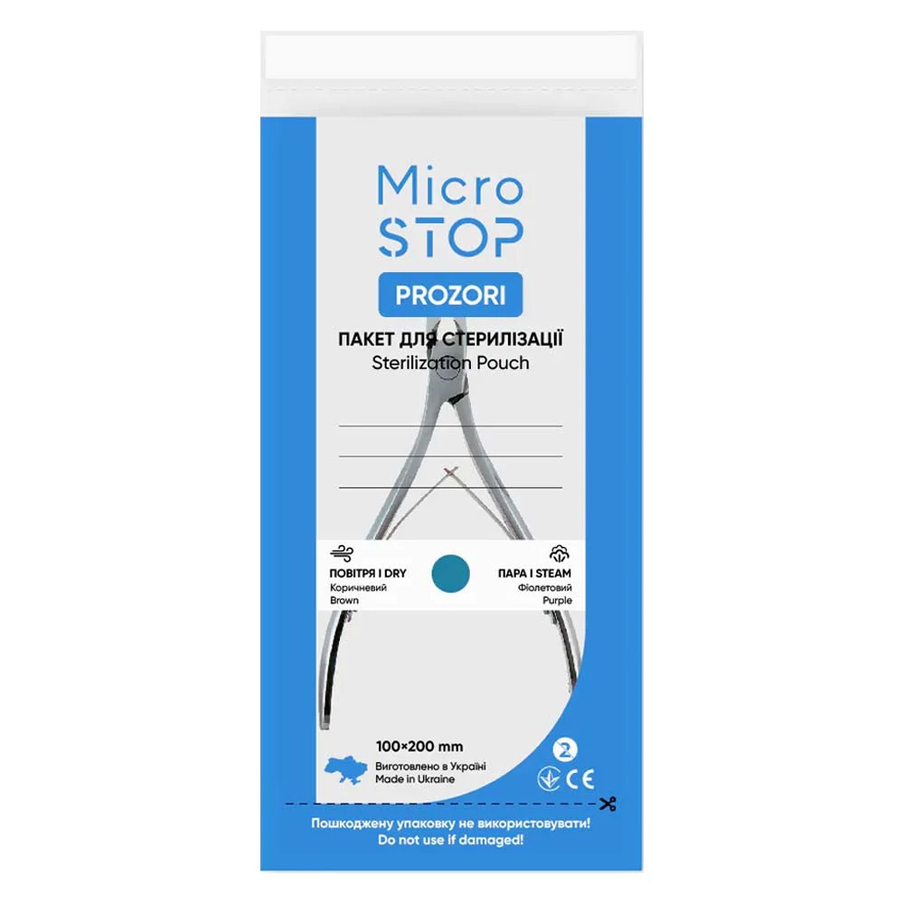 Product image of Buste di sterilizzazione Microstop – 100×200 mm