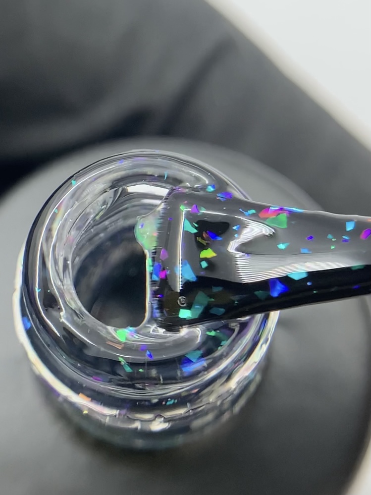 MIRACLE TOP con brillio olografico 8ml №09-blue yuki