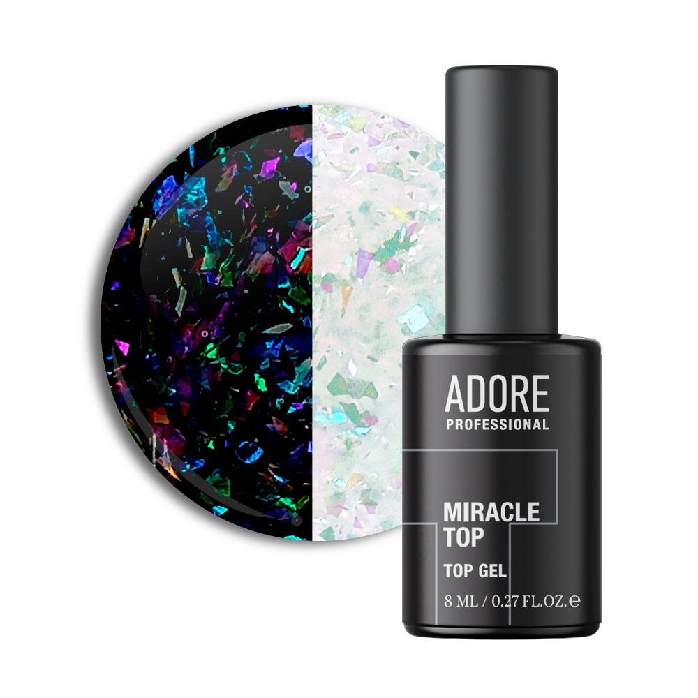 Product image of MIRACLE TOP con brillio olografico 8ml №09-blue yuki