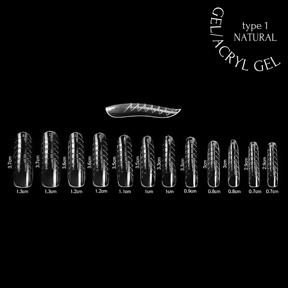 Dual Nail Forms 120pcs - type 01 universal