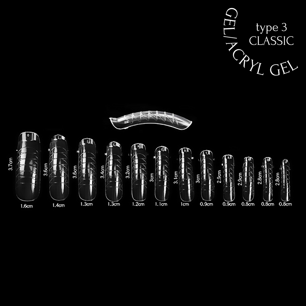 Dual Nail Forms 120pcs - type 03 universal